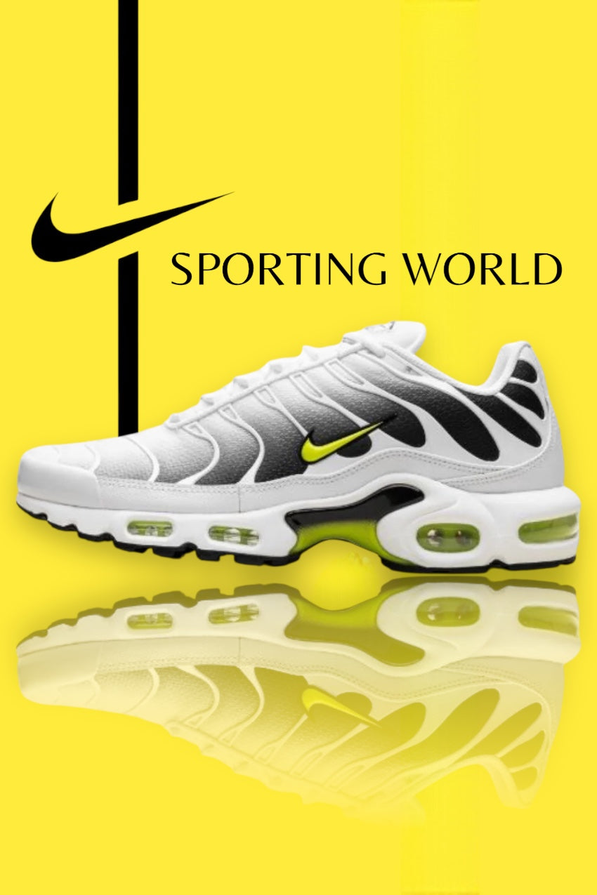 Nike Air Max Plus TN White/Black VOLT