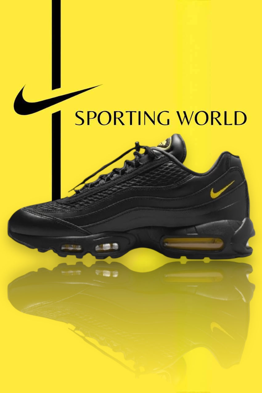 Corteiz x Air Max 95 Black Tour Yellow