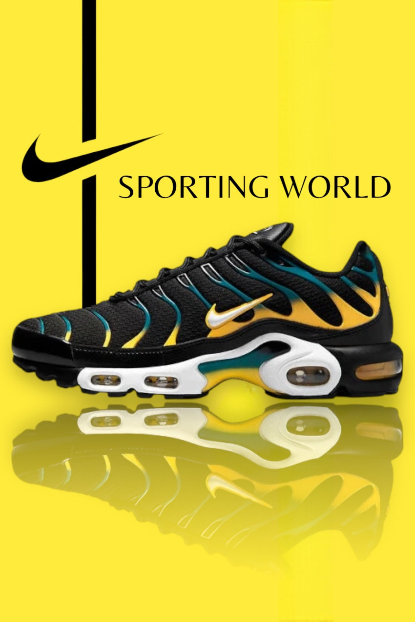 Nike Air Max Plus TN Black University Gold Spruce