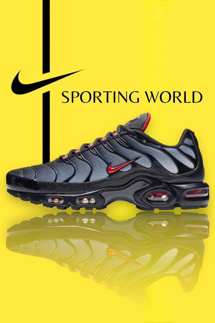 Nike Tn Air Max plus Grey Gradient red